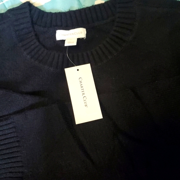 Charter Club Long-Sleeve Crewneck Sweater - Picture 3 of 7